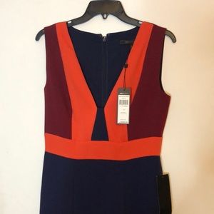 BCBG Maxi Fancy Dress Leg-Slit